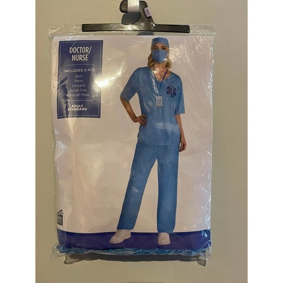 Doctor/Nurse Adult 5pc.‎ Halloween Costume - Picture 1 of 3